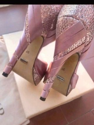 Zapatos Menbur fiesta rosa talla 37