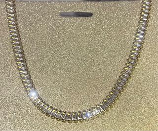 Collana tennis color oro