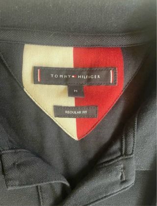 Polo Tommy Hilfiger Azul y Blanco