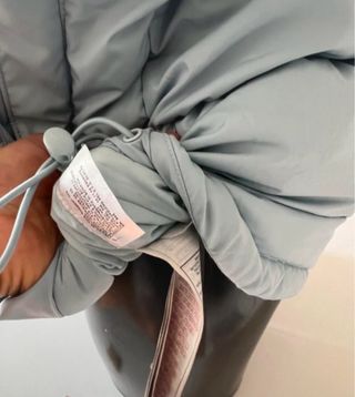 Chaqueta de plumas Nike azul