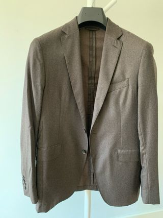 Americana Hackett Lana/Seda Marrón Talla 48