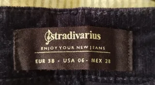 Lote de 3  pantalones pana fina Stradivarius mujer