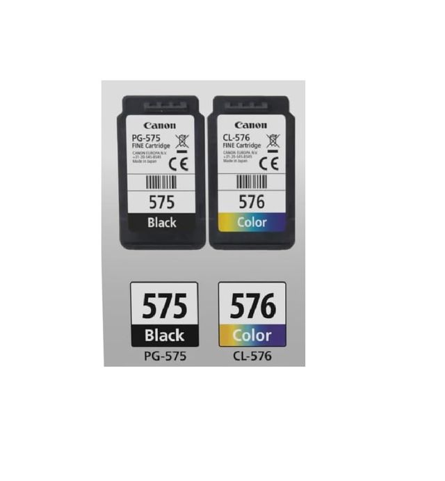 Cartuchos de Tinta Canon PG-575 + CL-576 Originais