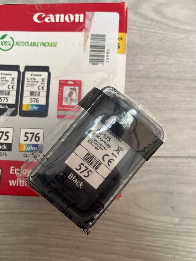 Cartuchos de Tinta Canon PG-575 + CL-576 Originais