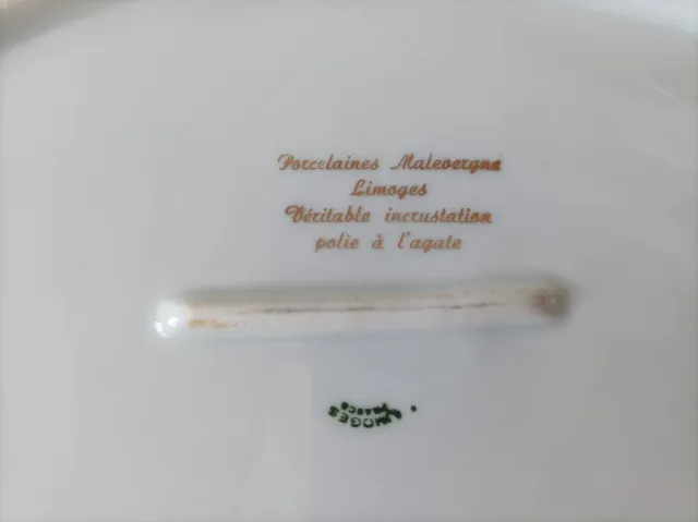 Bandeja Limoges Porcelana Agata