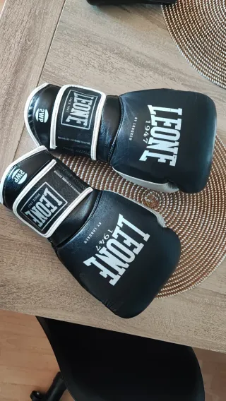 Guantes de Boxeo Leone 1947 Piel 16 oz