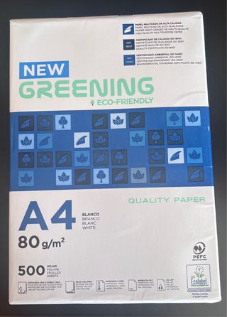 PAPEL A4 PAQUETE 500 HOJAS