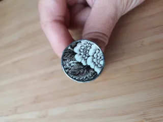 Anello regolabile floreale