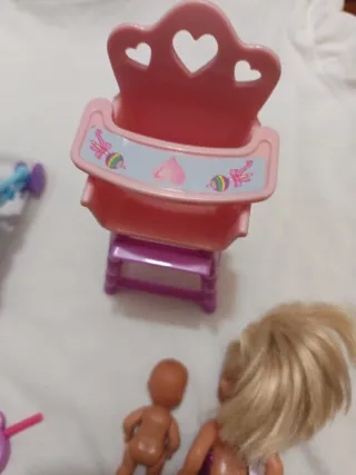 Chelsea y bebé SIMBA con accesorios