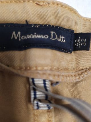 Pantalón Massimo Dutti Amarillo Talla 42