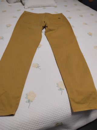 Pantalón Massimo Dutti Amarillo Talla 42