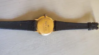 Reloj Rolex Quartz Blanco y Negro