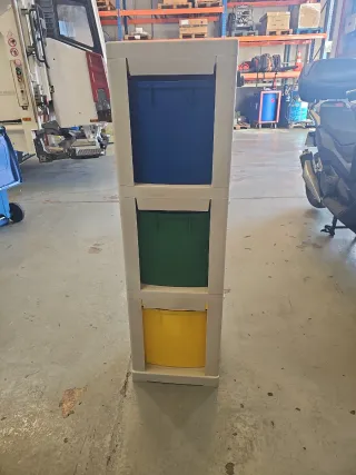Torre de reciclaje JL 3 cubos