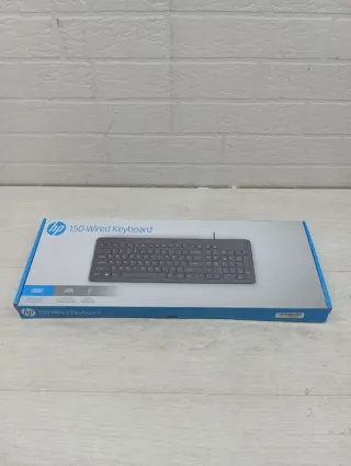 Teclado HP Español QWERTY USB Negro/Gris