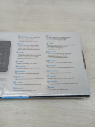 Teclado HP Español QWERTY USB Negro/Gris