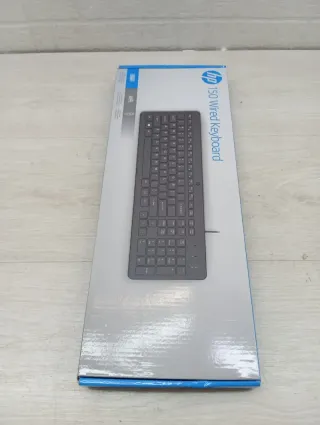 Teclado HP Español QWERTY USB Negro/Gris