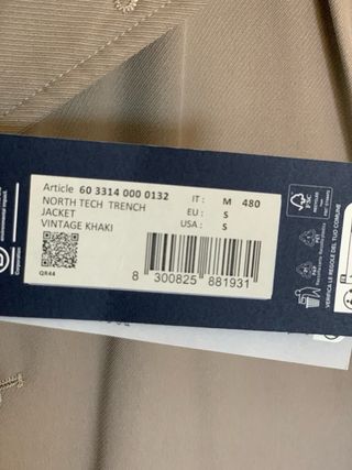 North Sails Gabardina Beige Talla M