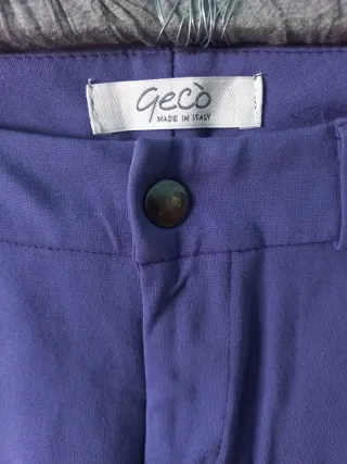Jeans donna viola Gecò