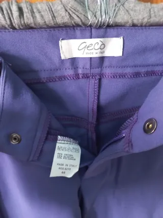 Jeans donna viola Gecò