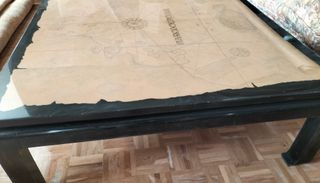 Mesa de centro de cristal