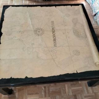 Mesa de centro de cristal