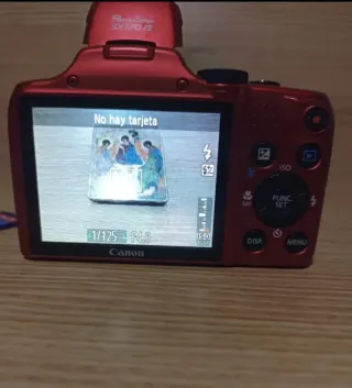 Cámara Canon Roja Zoom Lens 16x IS,sx170is