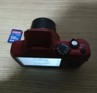Cámara Canon Roja Zoom Lens 16x IS,sx170is