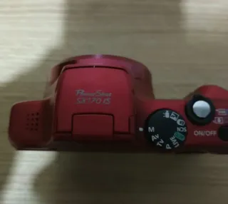 Cámara Canon Roja Zoom Lens 16x IS,sx170is