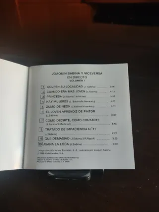 CD. Joaquín Sabina Y Viceversa: En Directo.