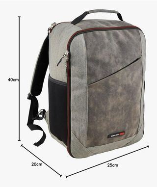 Zaino da cabina + 2 borse comprimibili per vestiti