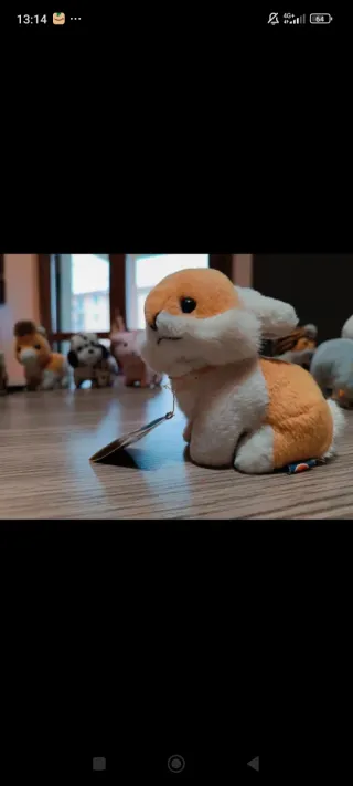 Peluche Trudini 10x15 cm