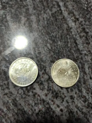 Lote 12 Monedas Rey Juan Plata 1995