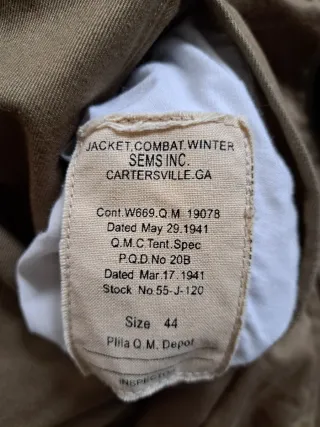 Chaqueta Tanker Carrista Estadounidense