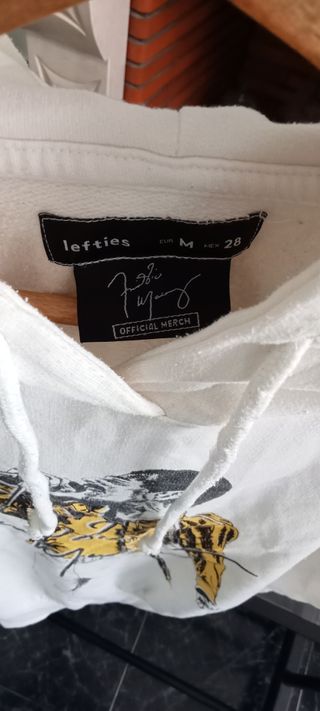 Sweatshirt Lefties Branca Estampada