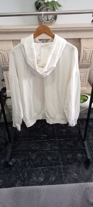 Sweatshirt Lefties Branca Estampada