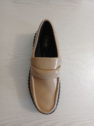 Mocasines Clarks Torhill Moc Talla 37 Beige