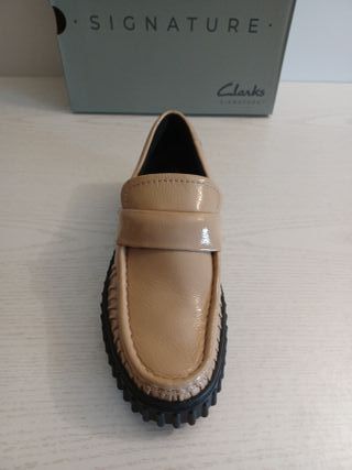 Mocasines Clarks Torhill Moc Talla 37 Beige