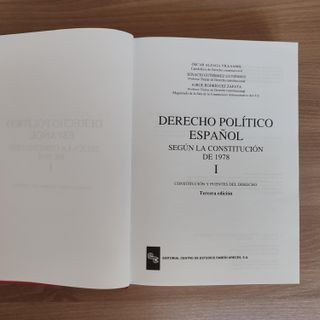 Derecho Político Español Según la Constitución ...