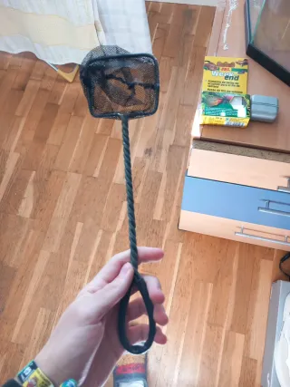 Pecera hexagonal con filtro