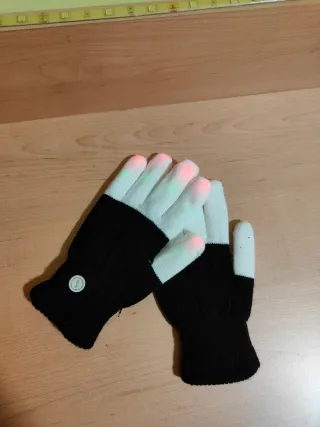 Guantes con luces LED