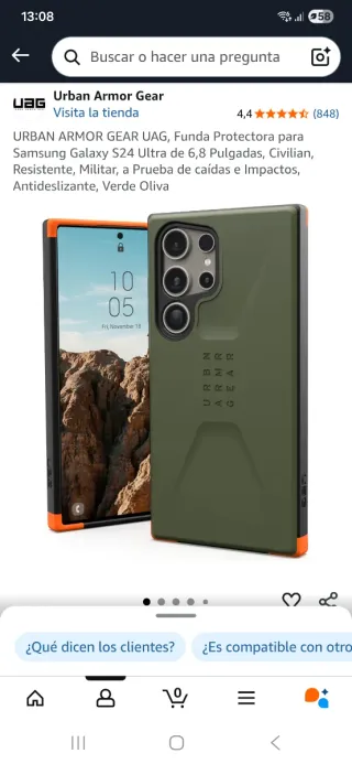 Funda Urban Armor gear Samsung S24 Ultra