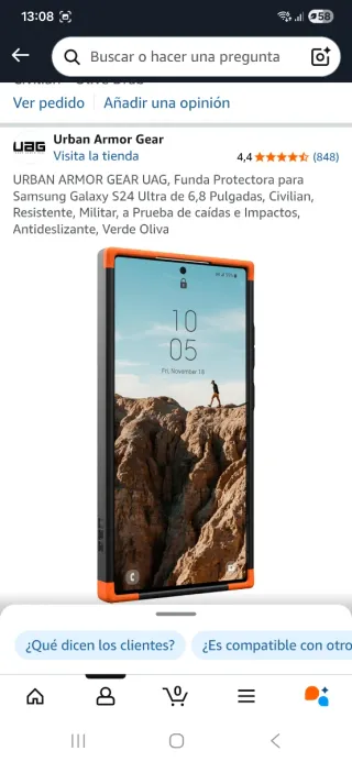 Funda Urban Armor gear Samsung S24 Ultra