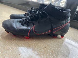 Botas Fútbol Nike Mercurial Fit Collar Negras