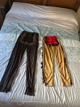 Pack 2 Pantalones Disfraz Indio Talla Única
