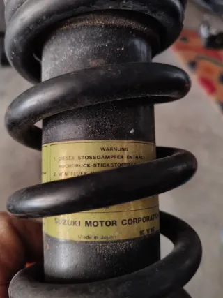 Amortiguador trasero moto