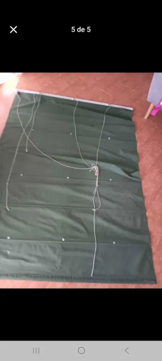 Estor enrollable verde