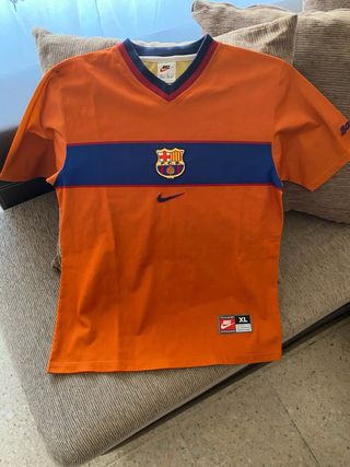 Camiseta FC Barcelona Nike Talla XL Naranja