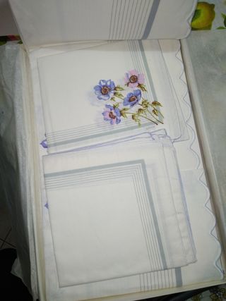 Tovaglia nuova  completa rettangolare da 8 italy