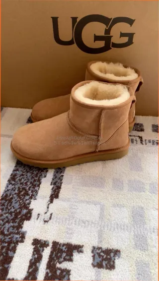 Botas UGG Mujer Talla 37 Beige/Marrón