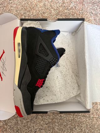 Air Jordan 4 Retro Negro/Azul/Rojo